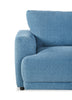 Voyage Modular 6-Piece Right-Facing Fabric Sectional with Console and Removable Back Cushions – Blue | Sofa sectionnel modulaire de droite Voyage 6 pièces en tissu avec console et coussins de dossier amovibles - bleu
