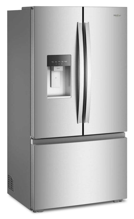 Réfrigérateur Whirlpool de 23,4 pi3 et de 36 po à portes françaises - acier inoxydable résistant aux traces de doigts - WRFC5236RZ
