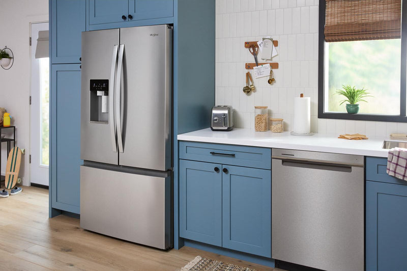 Réfrigérateur Whirlpool de 23,4 pi3 et de 36 po à portes françaises - acier inoxydable résistant aux traces de doigts - WRFC5236RZ