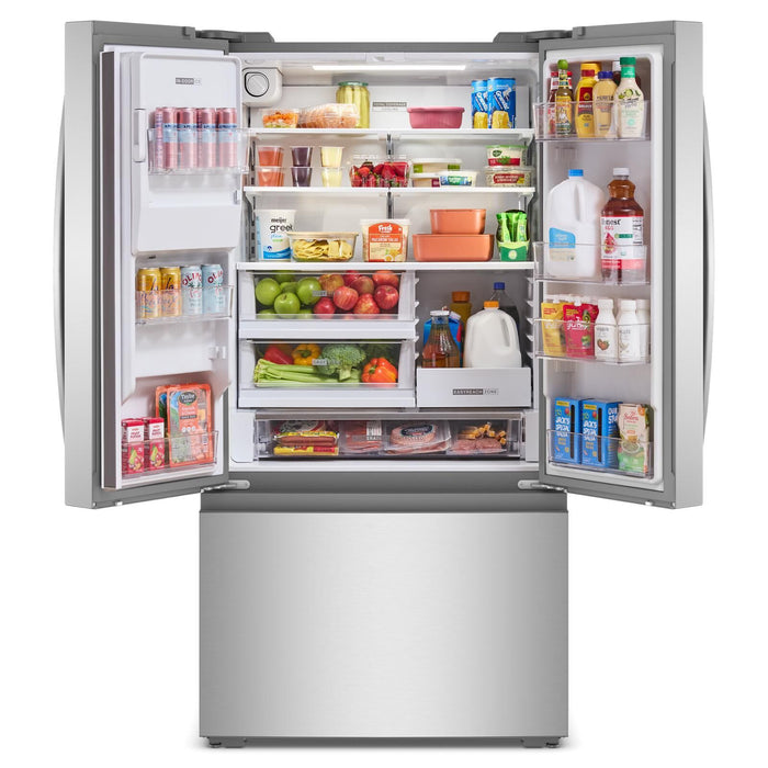 Réfrigérateur Whirlpool de 23,4 pi3 et de 36 po à portes françaises - acier inoxydable résistant aux traces de doigts - WRFC5236RZ