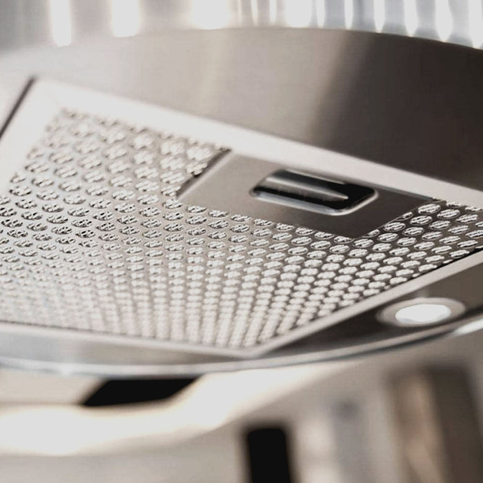 Hotte de cuisinière Victory sans conduit à installer au-dessus d’un îlot - Jupiter