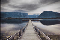 Toile décorative tendue « Walk to Lake » - 24 po x 36 po