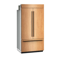  Réfrigérateur KitchenAid de 42 po et de 25,5 pi³ à portes françaises avec congélateur inférieur – prêt à recevoir un panneau – KBFN542TPA