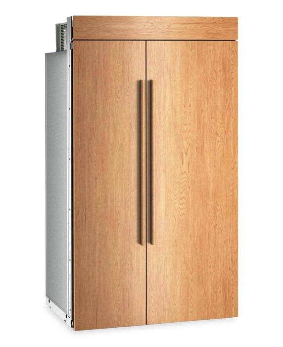 Réfrigérateur encastré KitchenAid de 30 pi3 et de 48 po à compartiments juxtaposés - panneau personnalisable - KBSN748TPA