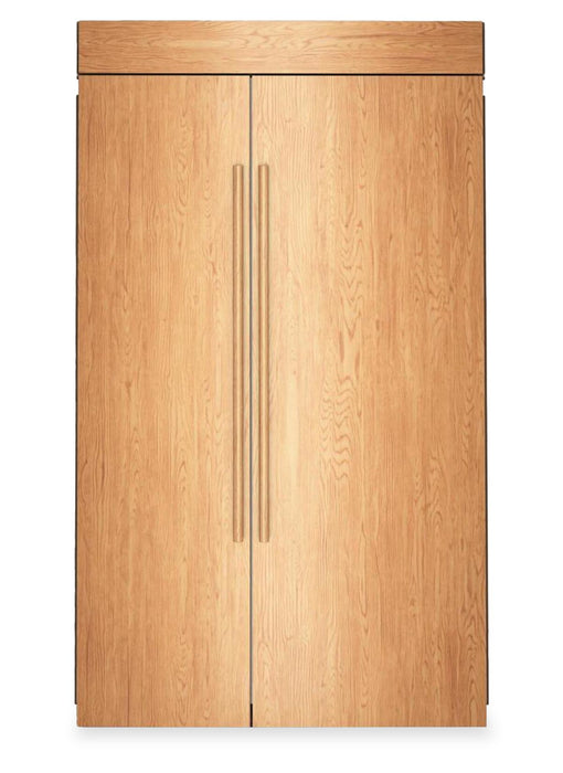 Réfrigérateur encastré KitchenAid de 30 pi3 et de 48 po à compartiments juxtaposés - panneau personnalisable - KBSN748TPA