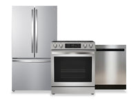 Ensemble de 3 électroménagers Kenmore pour la cuisine - acier inoxydable