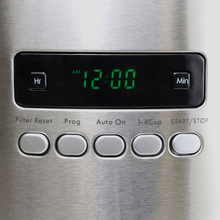Cafetière programmable Kenmore de 12 tasses avec gestion de l’arôme et affichage numérique - KKCM12S