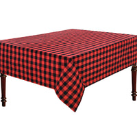 Nappe ronde de 60 po à point à carreaux