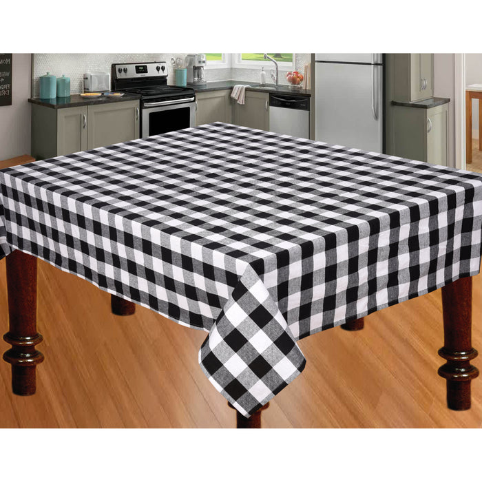Nappe de 60 po à point à carreaux blanc