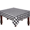Nappe de 60 po x 90 po à point à carreaux blanc