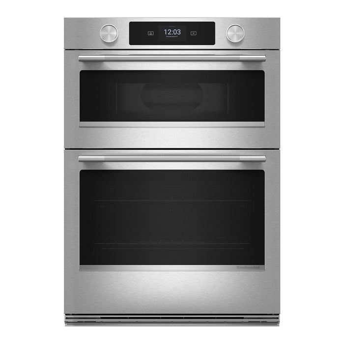 Four mural combiné intelligent électrique KitchenAid de 30 po avec caméra de cuisson – acier inoxydable PrintShieldMC - KOEC930SPS