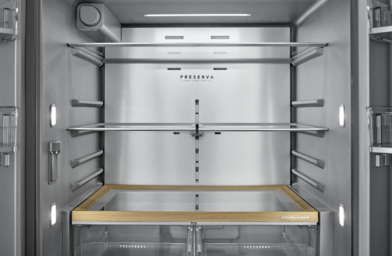 Réfrigérateur à portes françaises KitchenAid de 31 pi³ – acier inoxydable avec fini PrintShieldMC – KRFF336SPS