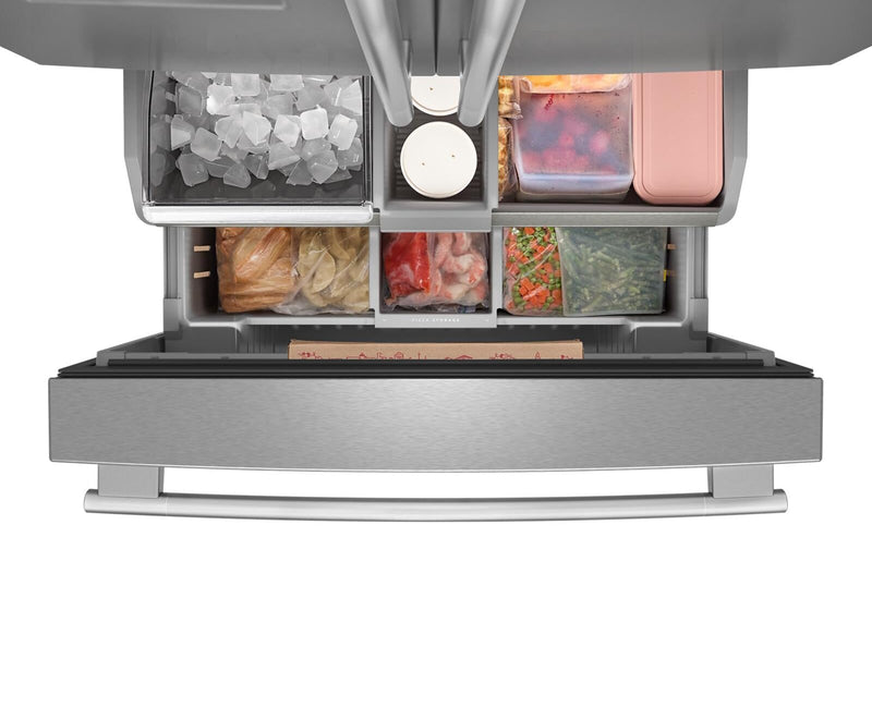 Réfrigérateur à portes françaises KitchenAid de 31 pi³ – acier inoxydable avec fini PrintShieldMC – KRFF336SPS