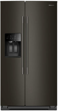 Réfrigérateur KitchenAid de 21 pi3 et de 36 po de profondeur comptoir - minerai noir - KRSC536RBE