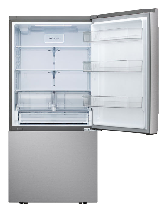 Réfrigérateur LG de 26 pi3 et de 33 po de profondeur standard à congélateur inférieur - LB26H2200S \t