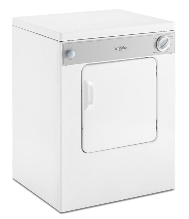 Sécheuse électrique Whirlpool de 3,4 pi³ et de 24 po - blanche - superposable - LDR3822PQ