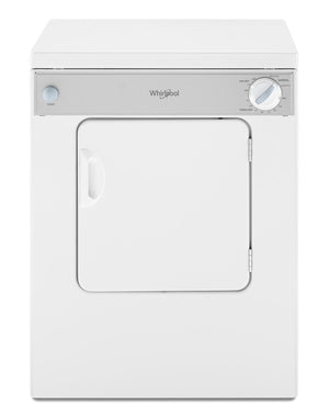 Sécheuse électrique Whirlpool de 3,4 pi³ et de 24 po - blanche - superposable - LDR3822PQ
