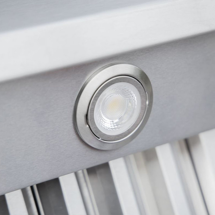 Hotte de cuisinière extérieure pour barbecue Victory de 42 po et de 1200 pi3/min en acier inoxydable - Cyclone-42