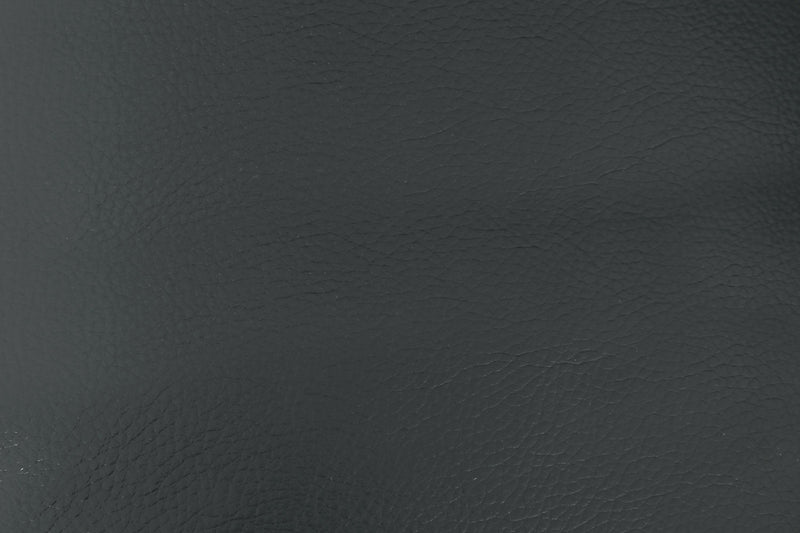 Sofa sectionnel inclinable Leo 5 pièces en tissu d’apparence cuir avec console de rangement et 2 porte-gobelets - gris