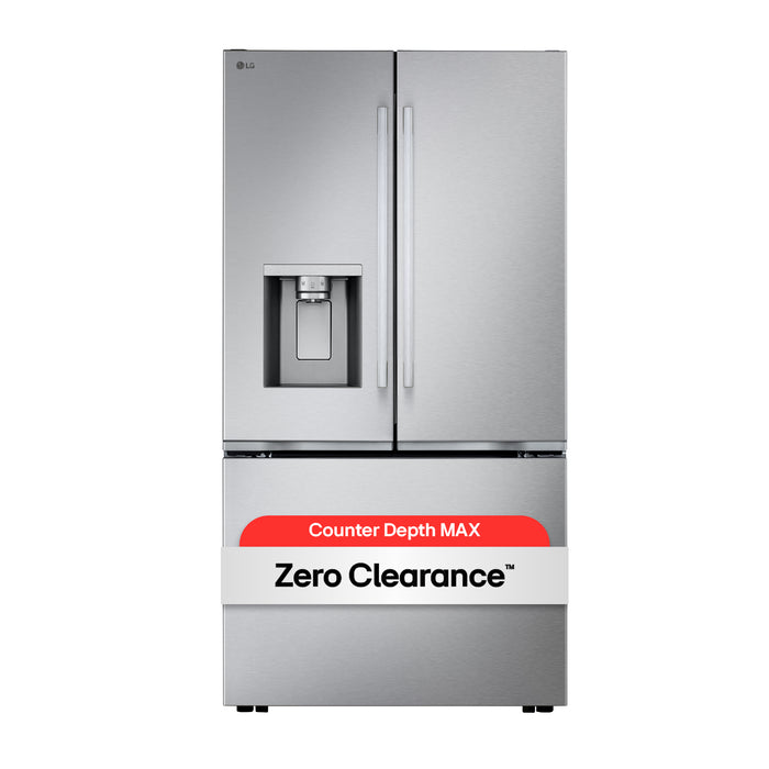 Réfrigérateur LG de 36 po et 24 pi3 de profondeur comptoir Counter-Depth MaxMC à portes françaises avec Zero ClearanceMC - LF24Z6530S