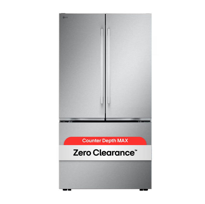 Réfrigérateur LG de 25,1 pi3 et de 36 po de profondeur comptoir à portes françaises - acier inoxydable résistant aux taches - LF25BZH42S