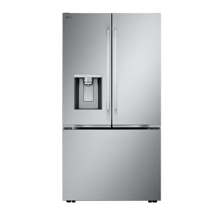 Réfrigérateur LG de 26 pi3 et de 36 po de profondeur comptoir à portes françaises - acier inoxydable - LF26WCH62S