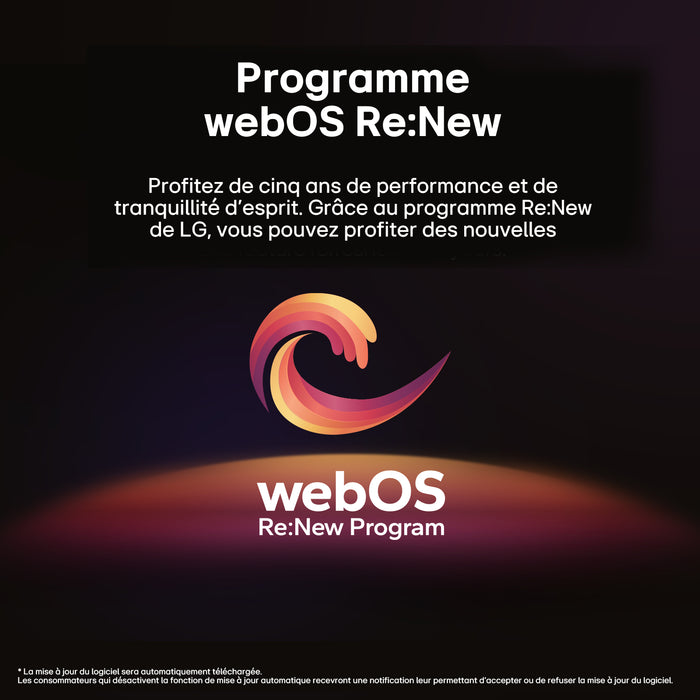 Téléviseur intelligent NanoCell LG 4K de 55 po à 60 Hz avec boîtes quantiques et HDR10 (55QNED80TUC)