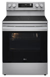Cuisinière à induction LG de 6,3 pi3 et de 30 po avec convection ProBake ConvectionMD - acier inoxydable - LRIN6323YE 