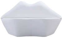 Causeuse Kiss de Manhattan Comfort de 61,8 po en similicuir - blanche