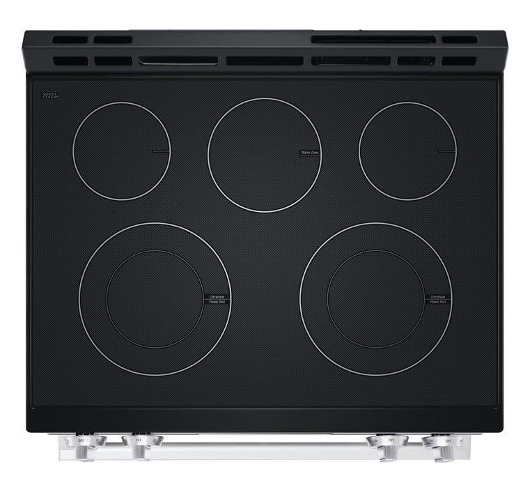 Cuisinière électrique LG de 6,3 pi3 et de 30 po avec autonettoyage - acier inoxydable PrintProofMC - LSEL6331XE