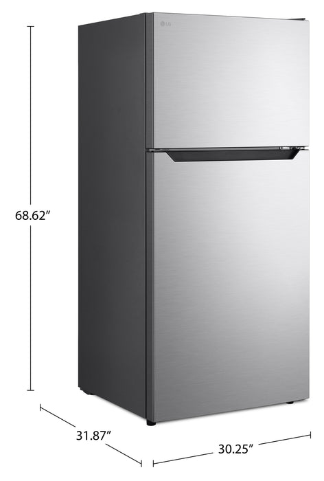 Réfrigérateur LG de 18 pi3 et de 30 po à congélateur supérieur - LT18SO000S 