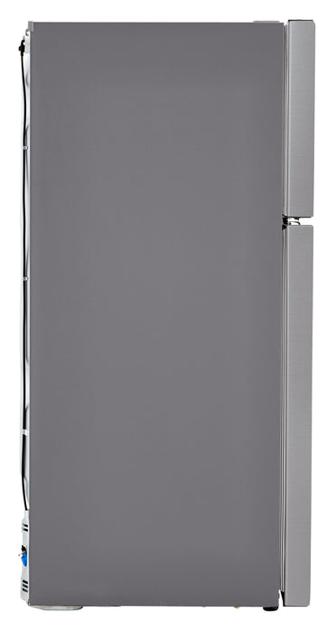 Réfrigérateur LG de 20 pi3 et de 30 po à congélateur supérieur - argenté platine - LTCS20020V 