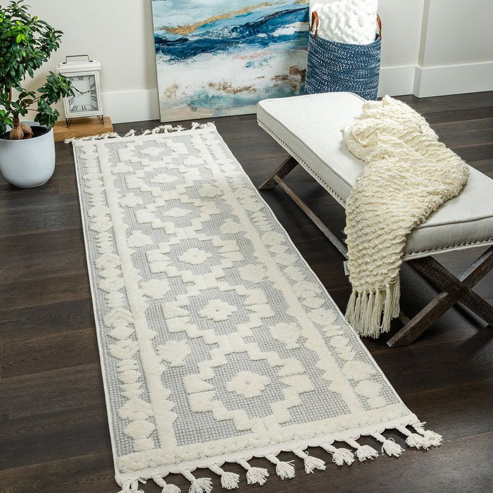 Carpette à poil long Quinto Tres Moroccan - 2 pi 7 po x 8 pi