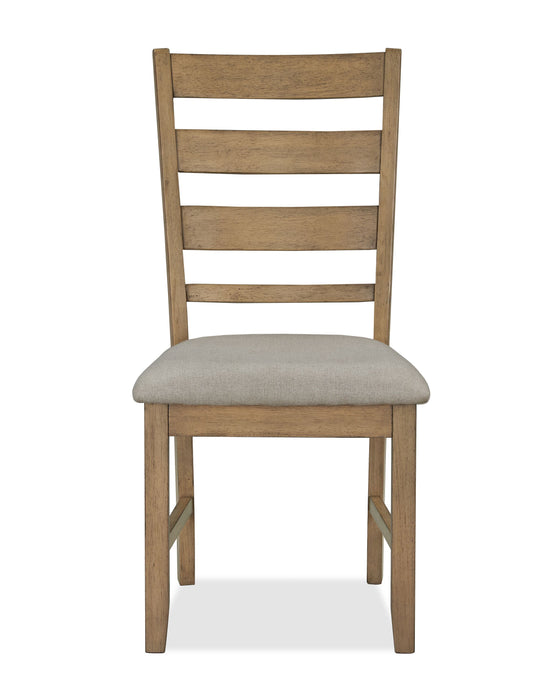 Chaise de salle à manger Maple avec dossier en échelle - naturelle