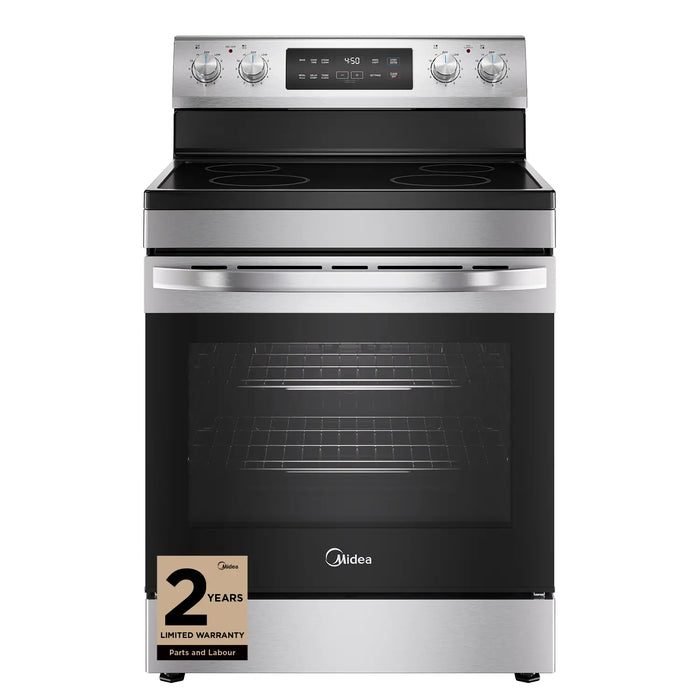 Cuisinière électrique Midea de 30 po et à capacité de 6,3 pi3 - MER30B14ASTC 