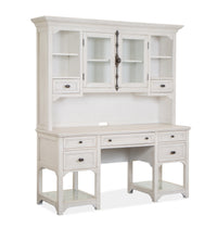 Bureau Milson de 64 po avec rangement et tablettes réglables - albâtre