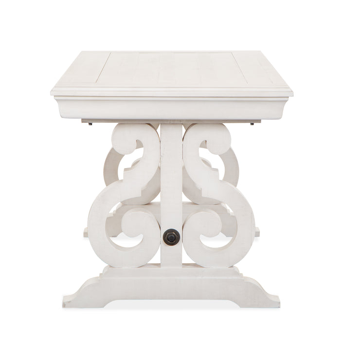 Bureau Milson de 64 po avec rangement - albâtre