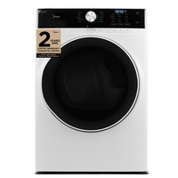 Sécheuse électrique Midea de 8 pi³ - blanche - superposable - MLE52N4AWW