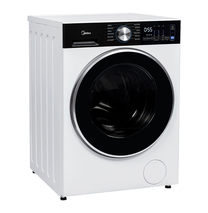 Laveuse compacte Midea à chargement frontal de 3,1 pi3 avec PowerMixMC et Steam Care - MLHW31S2BBW