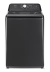 Laveuse intelligente Midea de 5,1 pi3 avec agitateur - noire - MLTW51A2BGG