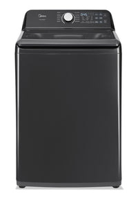 Laveuse intelligente Midea de 5,1 pi3 avec agitateur - noire - MLTW51A2BGG
