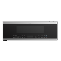 Four à micro-ondes à hotte intégrée mince Midea de 1,2 pi³ et de 400 pi3/min - acier inoxydable - MMO12S14ASTC