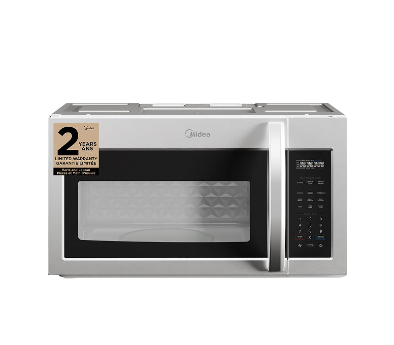 Four à micro-ondes à hotte intégrée Midea de 1,9 pi3 et de 30 po - MMO19S14ASTC