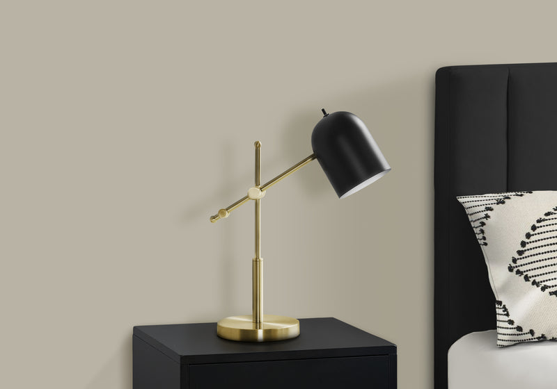 Lampe de travail de 18 po en métal laiton pour le bureau ou la table