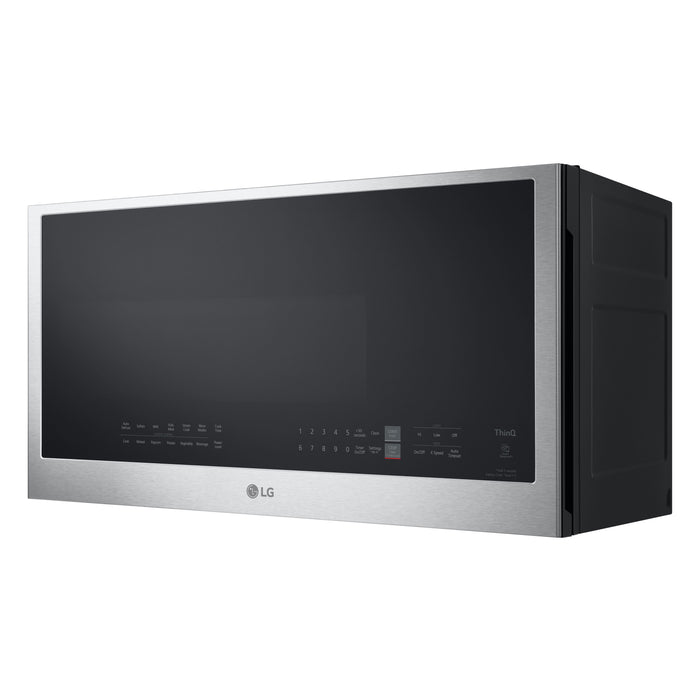 Four à micro-ondes à hotte intégrée LG de 2 pi³ avec EasyCleanMD et cuisson par capteur - acier inoxydable Smudge-ProofMD - MVEL2033F
