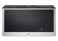 Four à micro-ondes à hotte intégrée LG de 2 pi³ avec EasyCleanMD et cuisson par capteur - acier inox…