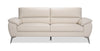 Mystic 85.4” Contemporary Genuine Leather Sofa - Frost | Sofa contemporain Mystic de 85,4 po en cuir véritable - givre