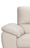 Mystic 41.7” Contemporary Genuine Leather Chair - Frost | Fauteuil contemporain Mystic de 41,7 po en cuir véritable - givre