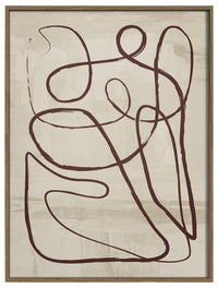 Toile décorative encadrée « Irregularity » - 18 po x 24 po