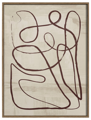 Toile décorative encadrée « Irregularity » - 18 po x 24 po